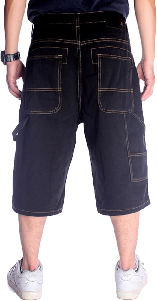 Jean Shorts Baggy Y2k Cargo Shorts Jorts Men Vintage Skateboard Dance Shorts