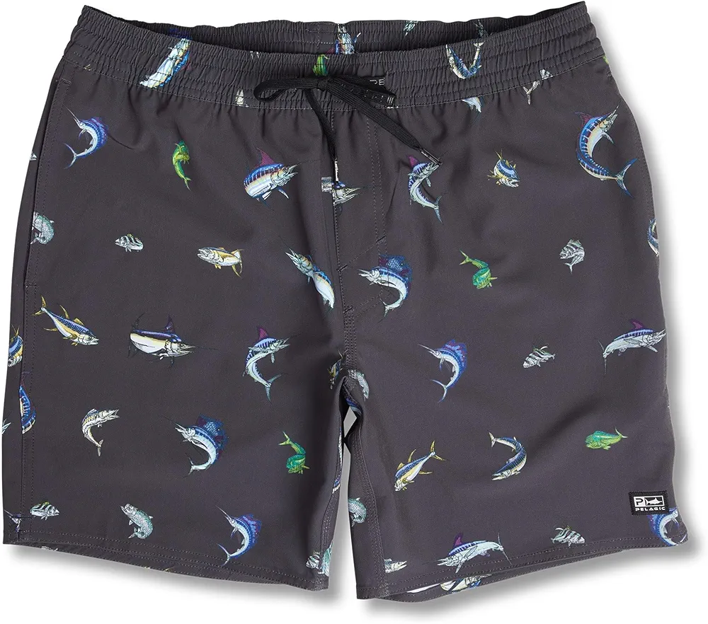 PELAGIC The Dockside Elastic Waist Shorts 18"