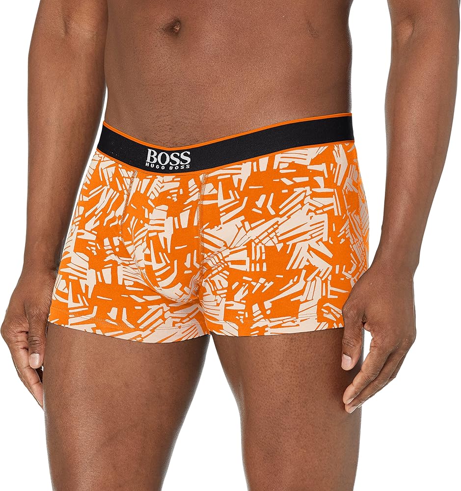 HUGO Men's Print Design Stretch Trunk