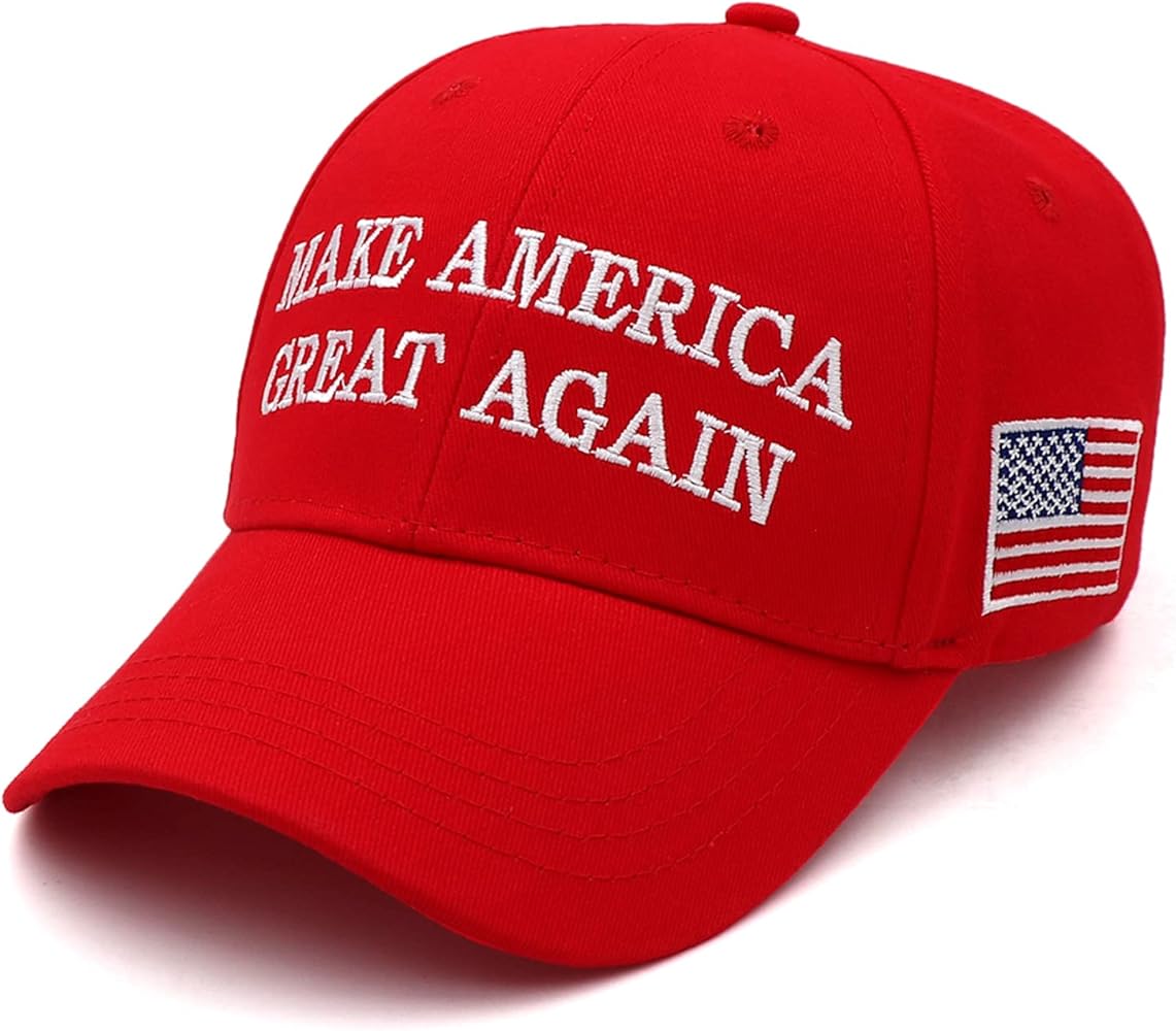 MAGA Hat Donald Trump 2024 Hat Make America Great Again Hat Adult Embroidered MAGA Trump 2024 Hat with USA Flag Baseball Cap