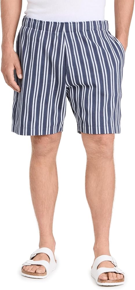 Vince Men's Jacquard Stripe Shorts 7.5"