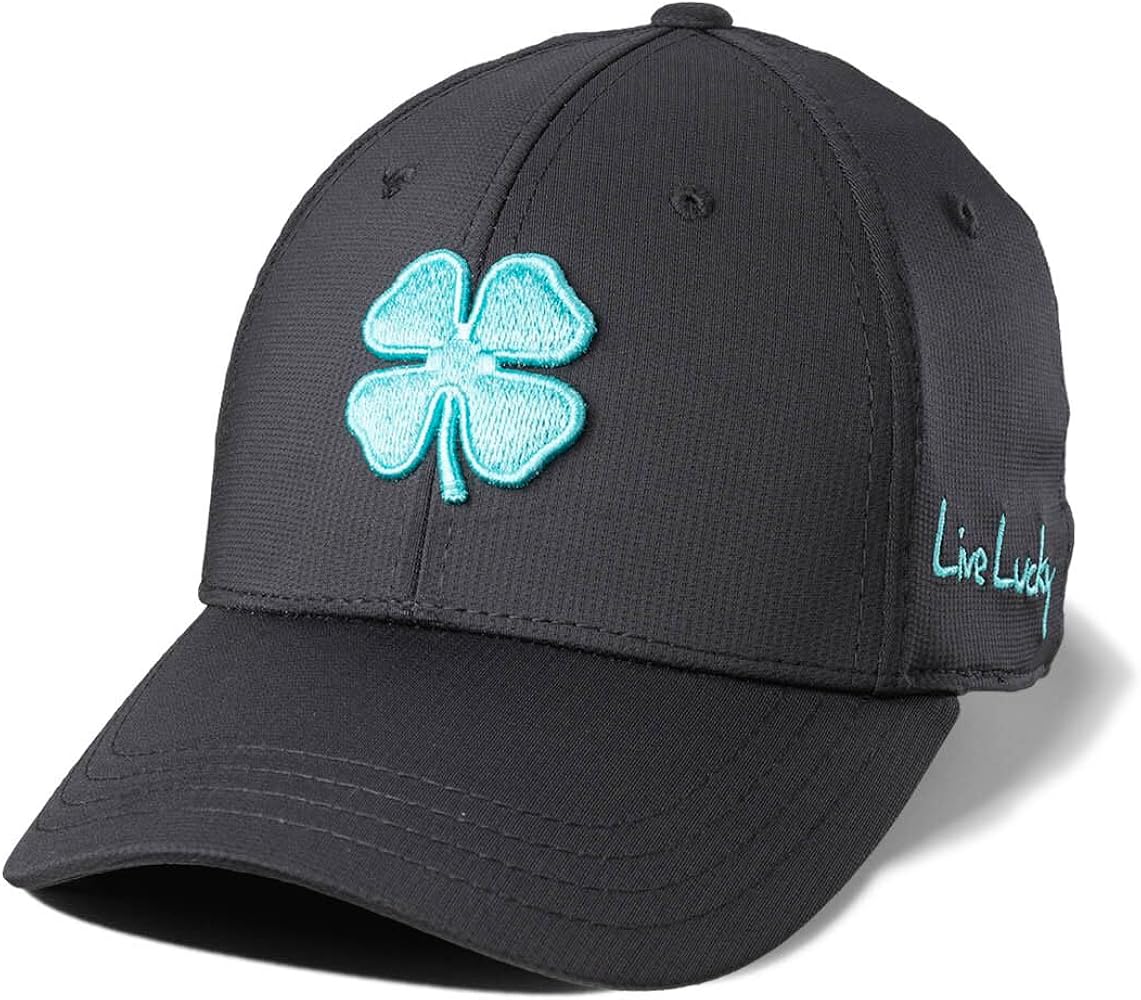 Black Clover Vertex 2 Hat Sleek and Stylish Cap with Iconic Emblem-Black/Cobo Blue