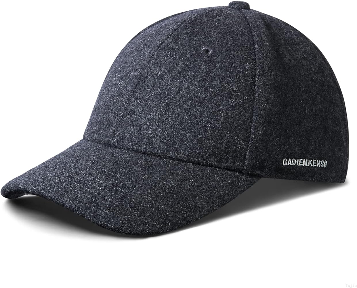 GADIEMKENSD Winter Baseball Caps 60% Wool Warm for Mens Gray