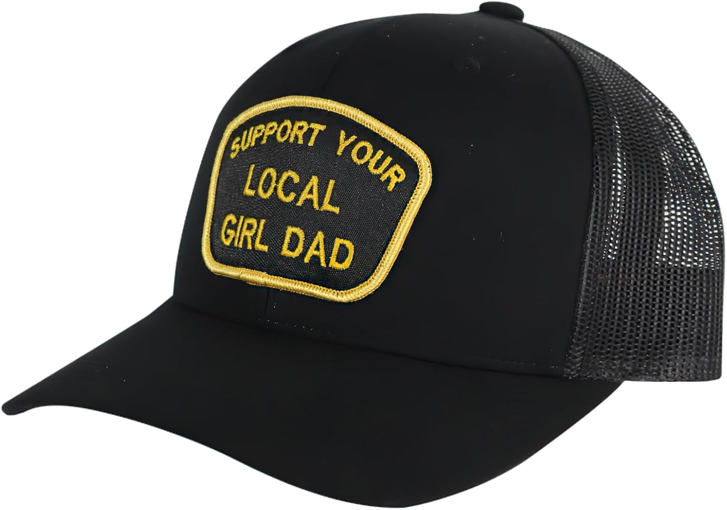 Support Your Local Girl Dad Patch Hat - Classic Snapback Cap for Men - Premium Baseball Cap for Men - Gift for Fathers