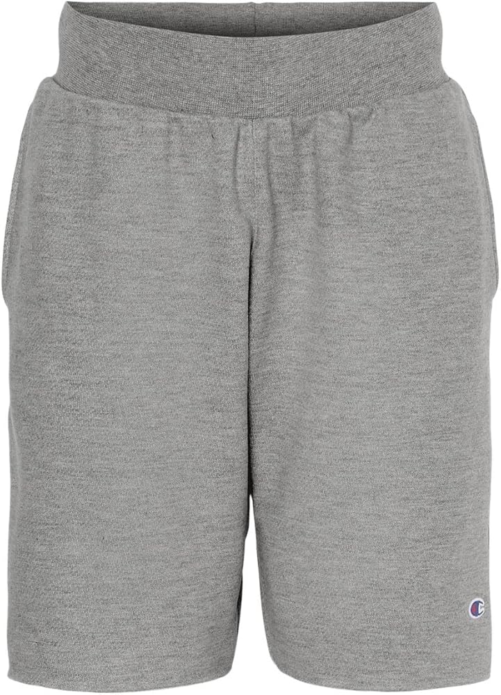 Champion Mens Reverse Weave Shorts, L, Oxford Grey