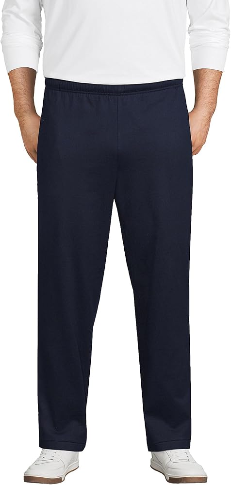 Lands' End Men's Jersey Knit Sweatpants