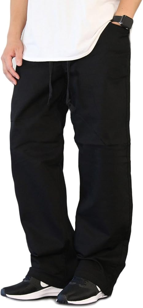 Men's Twill Super Baggy Fit Jogger Pants S-5XL