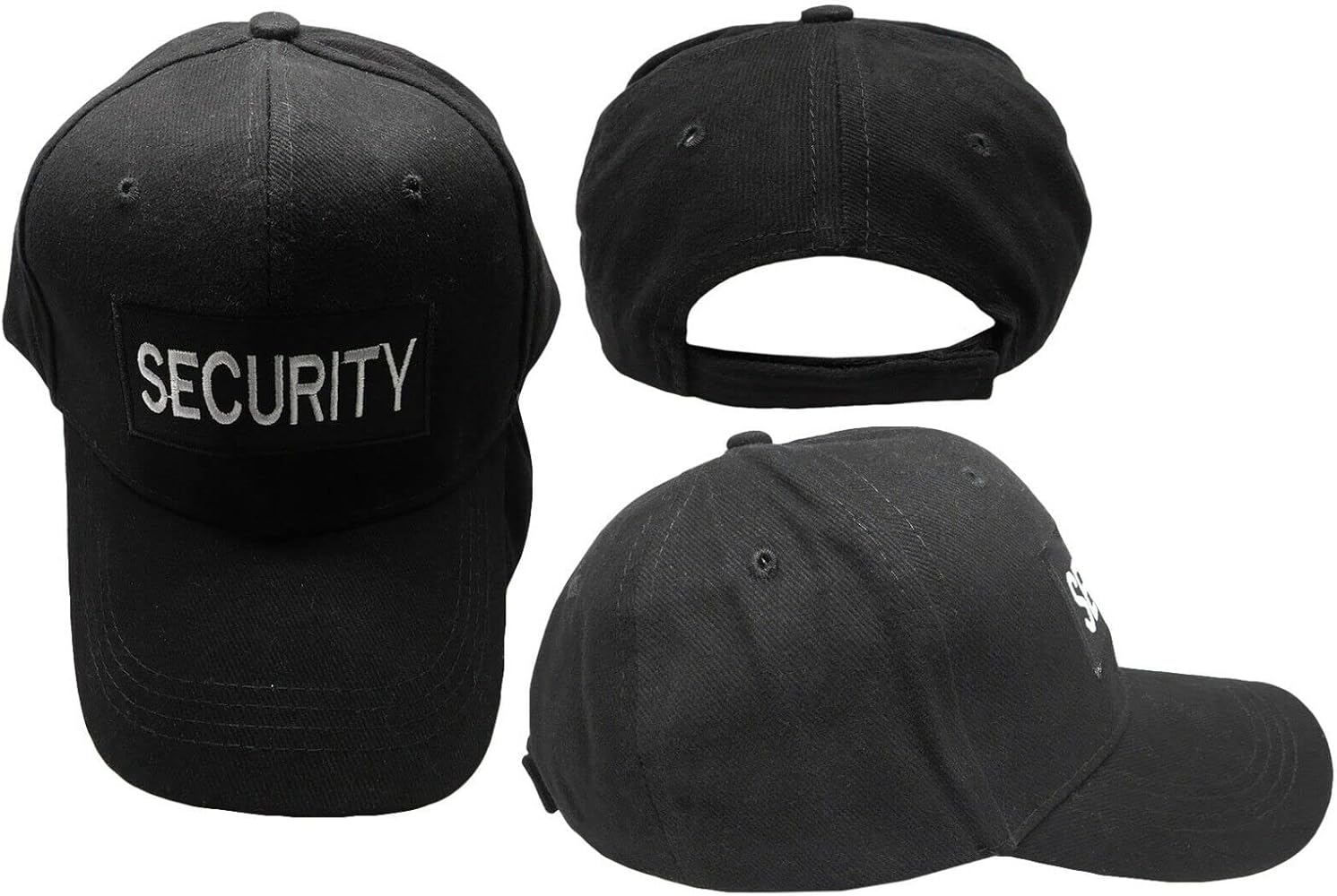 N/A.1 Ant Enterprises Security Guard Officer Cap hat Embroidered Black