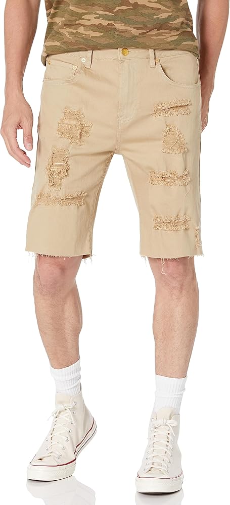 LRG Men's Trenchtown Reaper Denim Shorts