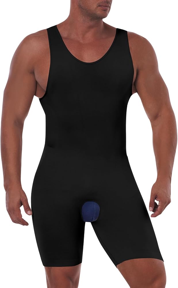 Mens Shapewear Bodysuit Tummy Control Full Body Shaper Compression Undershirt Thigh Slimmer Fajas Para Hombres