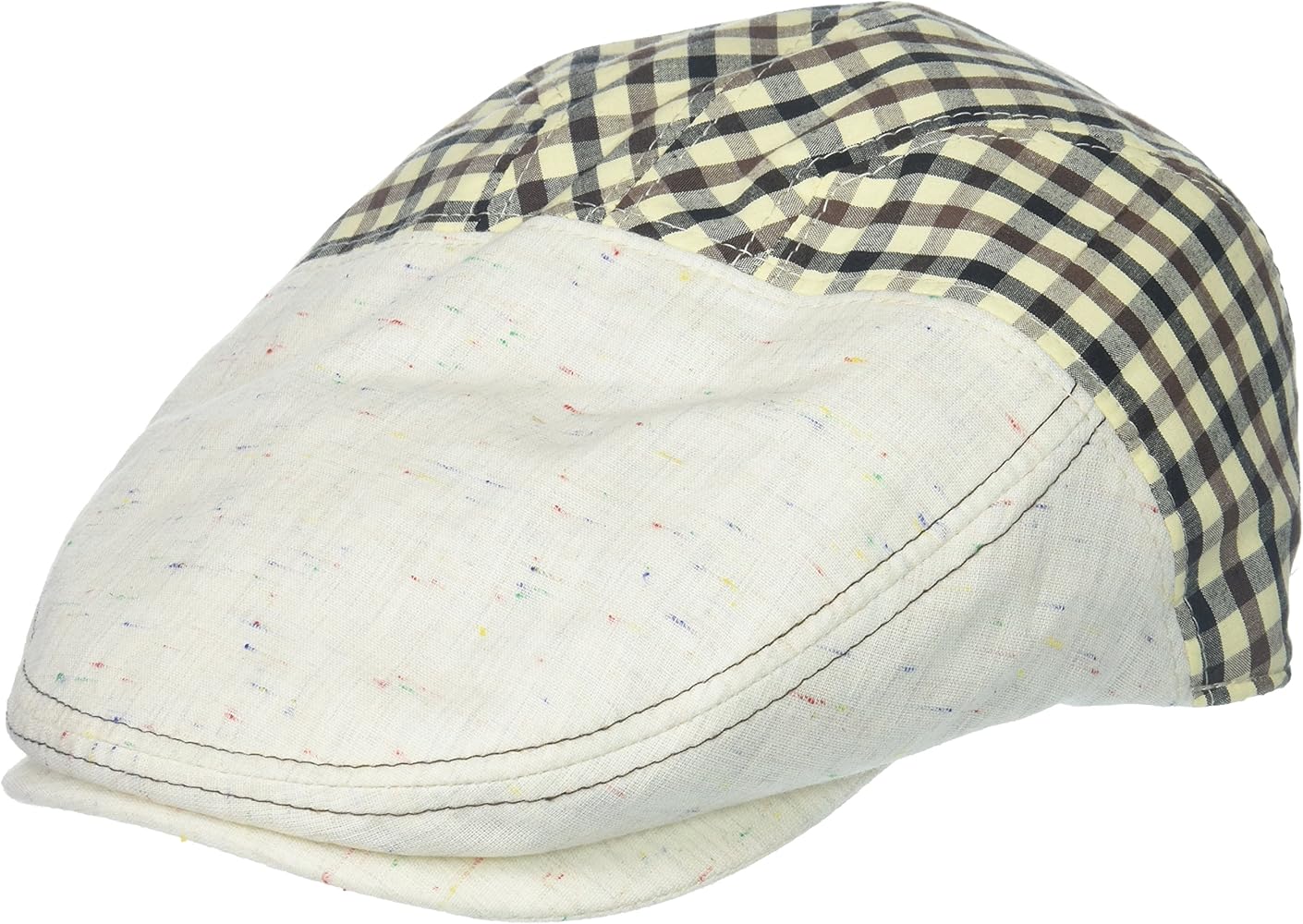 Henschel Hats Men's 100% Cotton Ivy Plaid Back Hat