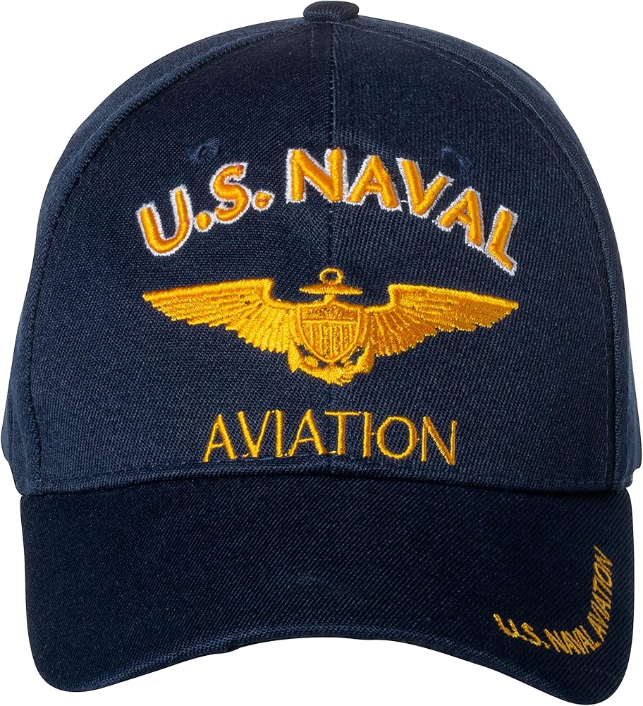 Officially Licensed United States Navy US Naval Aviation Embroidered Adjustable Baseball Cap