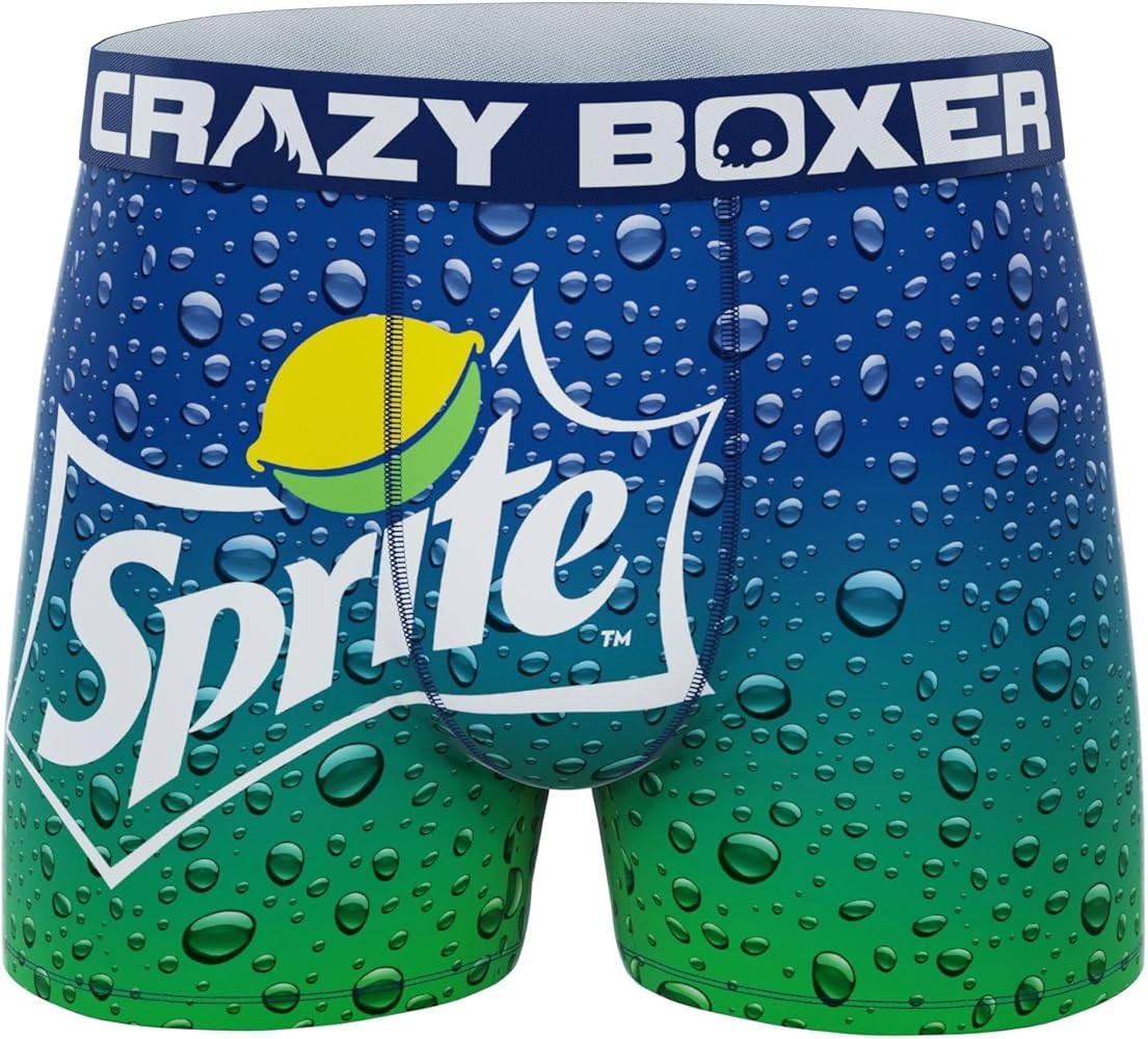 CRAZYBOXER Men's Underwear Sprite Freedom of movement Stretch Boxer Brief Durable (Creative Packaging)