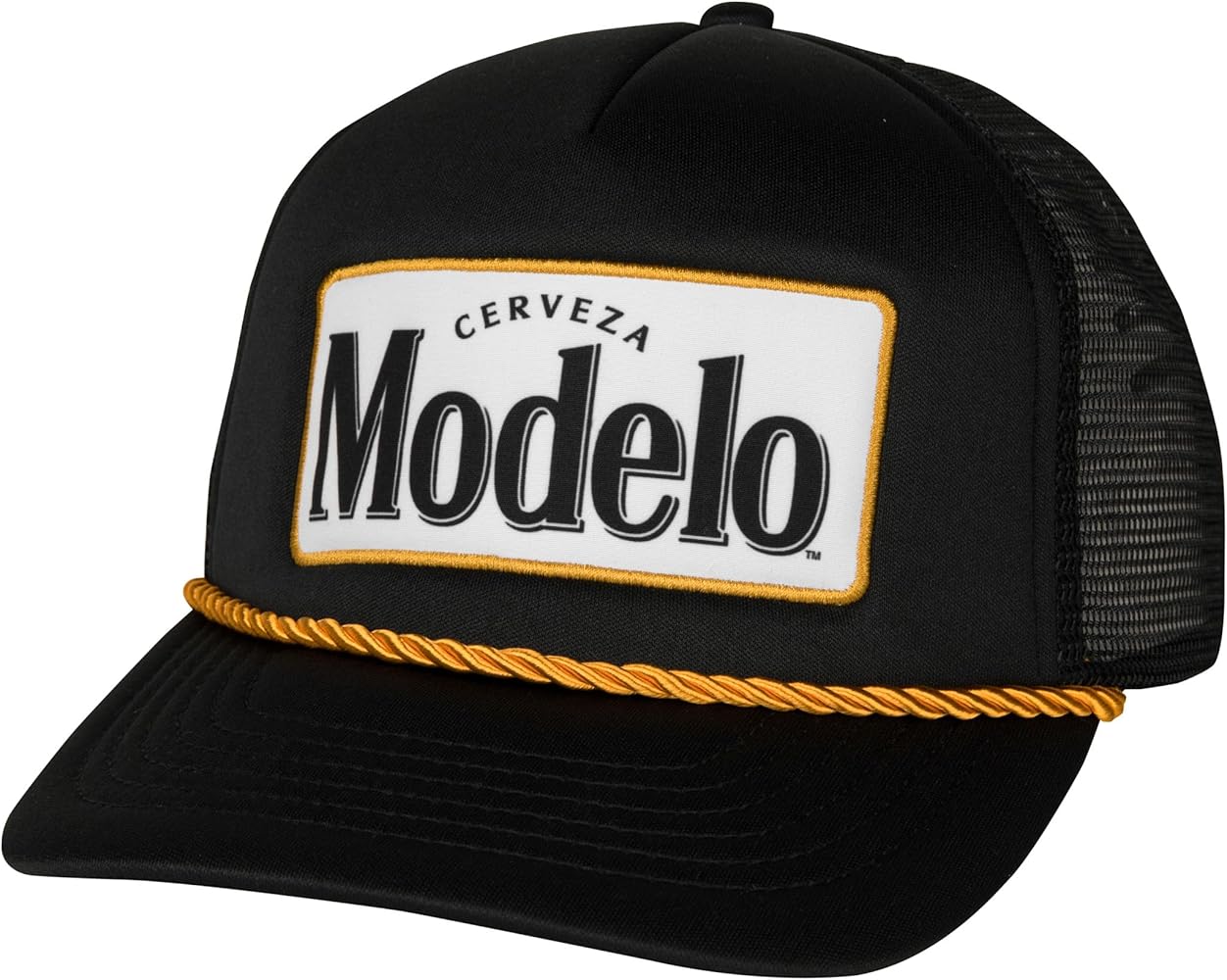 Bioworld Modelo Especial Patch Logo Snapback Rope Hat Black