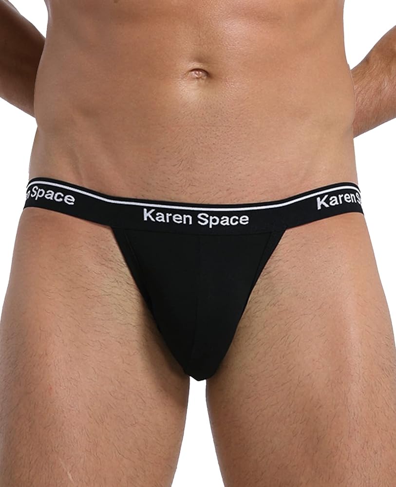 Men's Thong Underwear Sexy Cotton Thong Athletic Supporters for Men