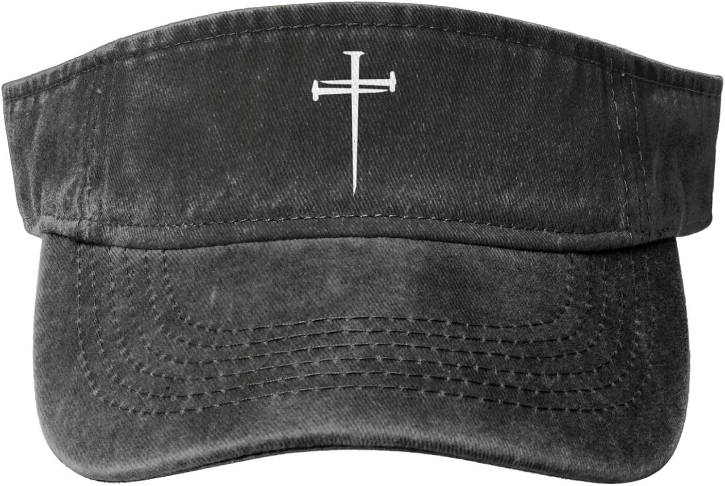 Sports Sun Visor Hats Cotton Adjustable Black Sun Caps for Men Women