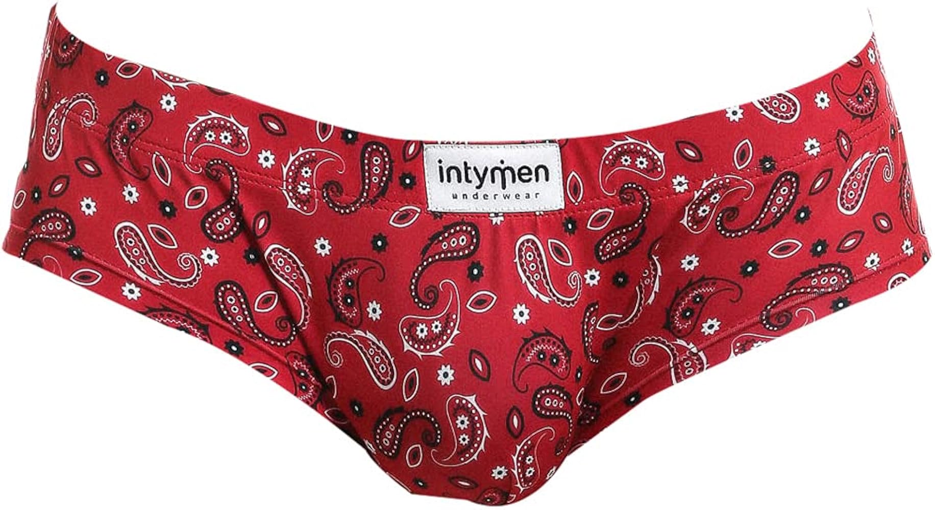 Intymen Mens Printed Paisley Trunk Underpants Sexy Micro Pouch Boxer Shorts Underwear