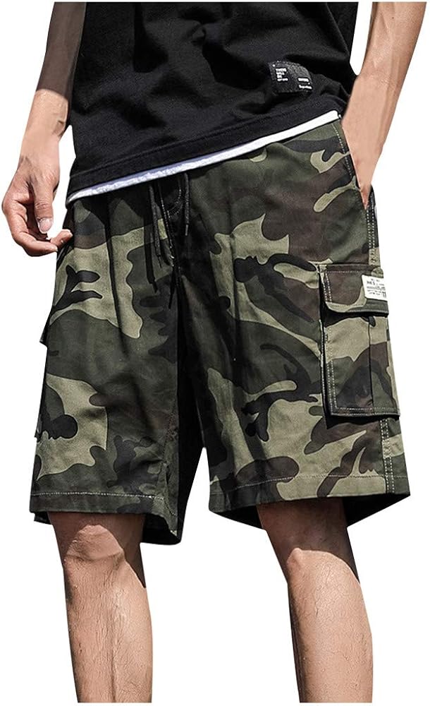 Quick Dry Shorts Men Men's Summer Outdoors Casual Camouflage Overalls Plus Size Sport Shorts Pants Sports