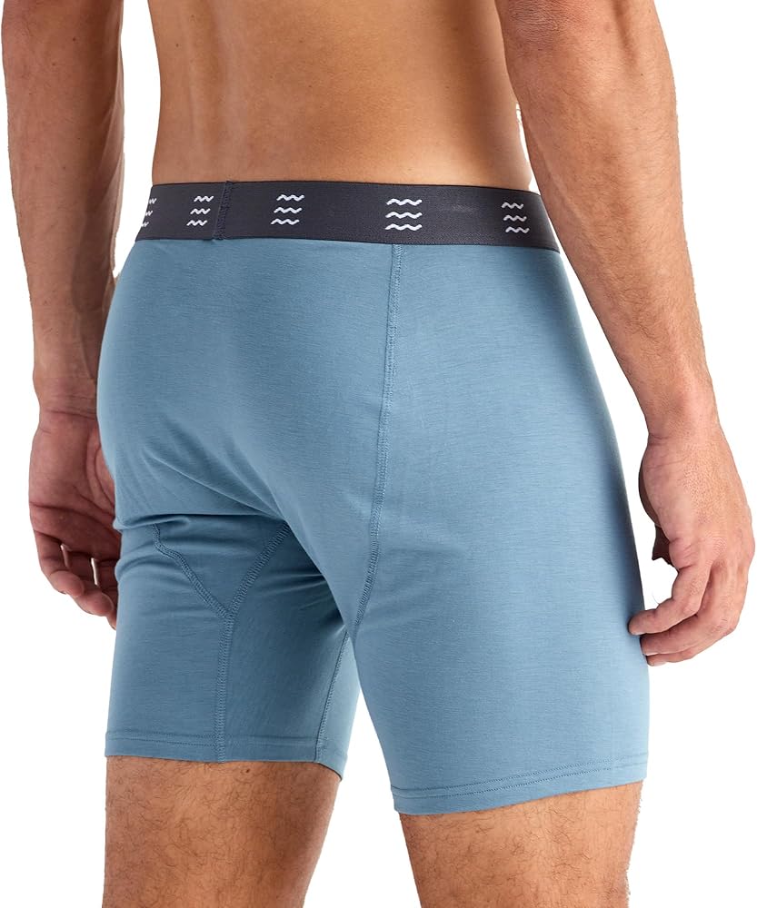 Free Fly Men's Motion Boxer Brief - Ultra Soft, Comfortable & Breathable Bamboo Viscose Stretch Men's Underwear