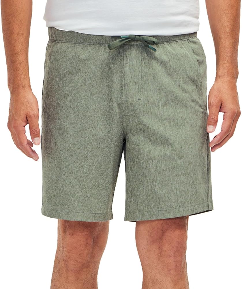 Eddie Bauer Men's Woven Tech Pull On Short (as1, Alpha, s, Regular, Regular, Duck Green)