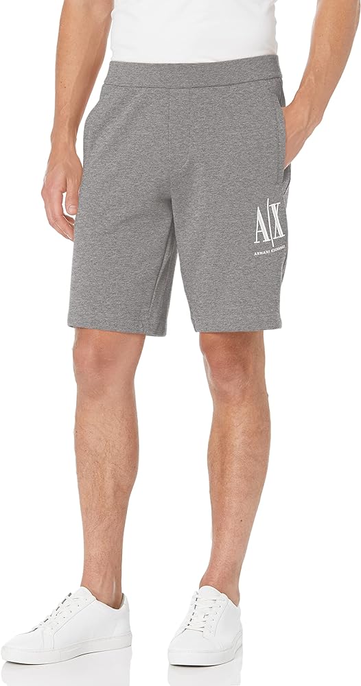 A｜X ARMANI EXCHANGE Men's Icon Project Embroidered Logo Shorts