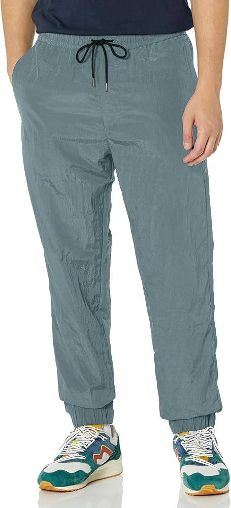 BOSS Men's Relaxed Fit Nylon Joggers