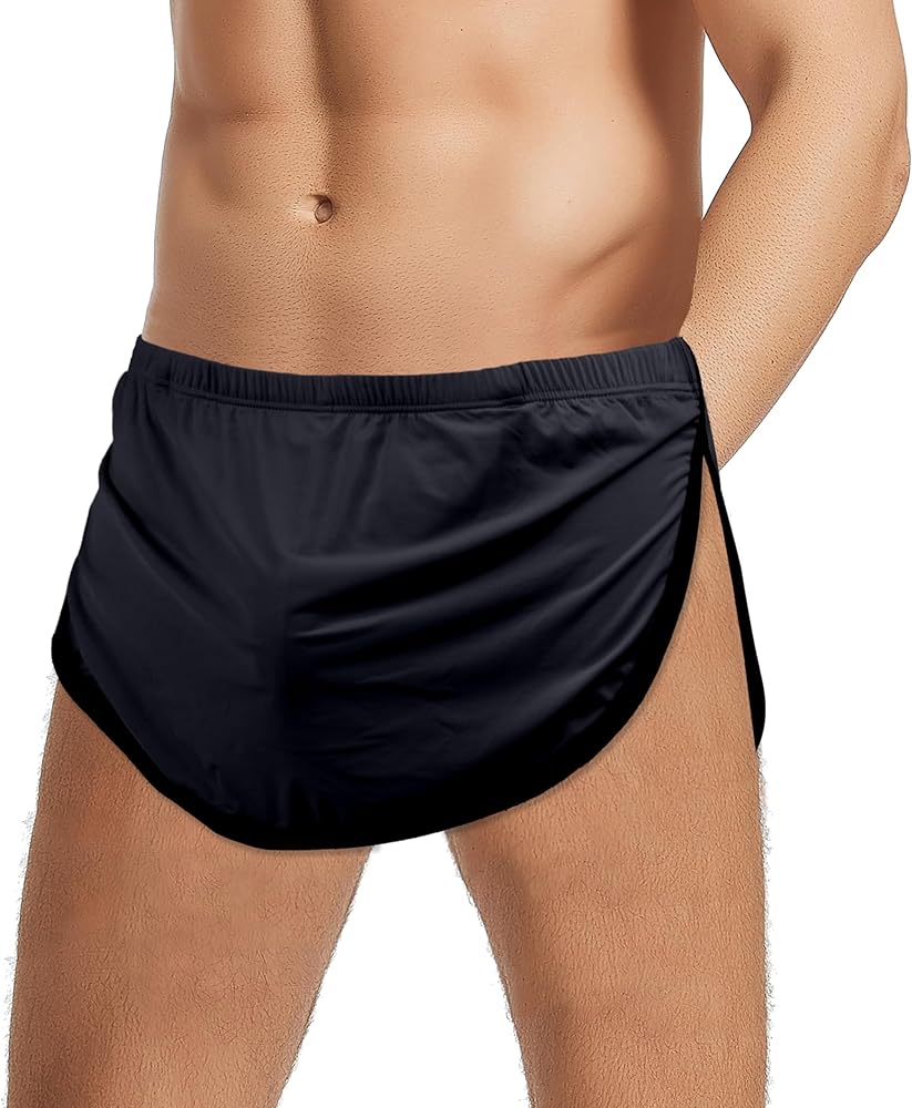 Men's Split Sides Thong Shorts