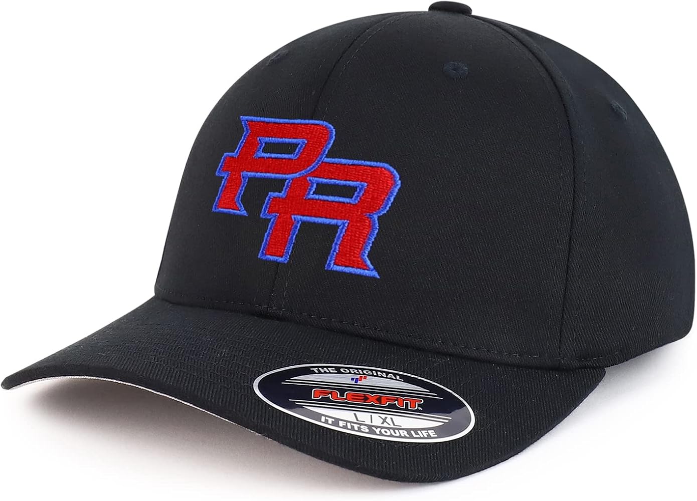 Trendy Apparel Shop Puerto Rico PR Embroidered Flexfit Fitted Cap