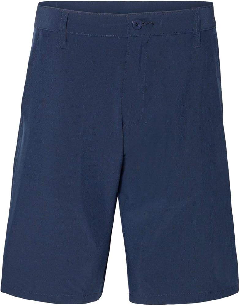 Burnside Hybrid Stretch Shorts 34 Navy Heather