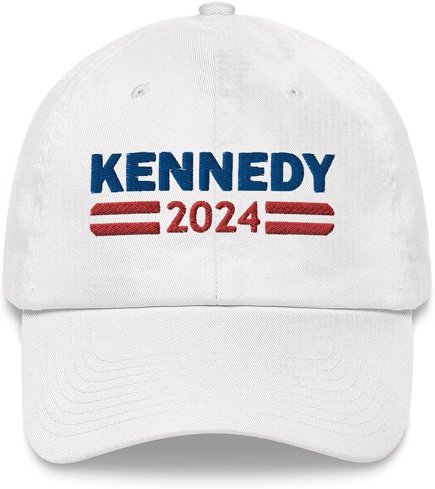 Kennedy 2024 Hat (Embroidered Dad Cap), RFK JR for President 2024, Robert F Kennedy Jr Merch