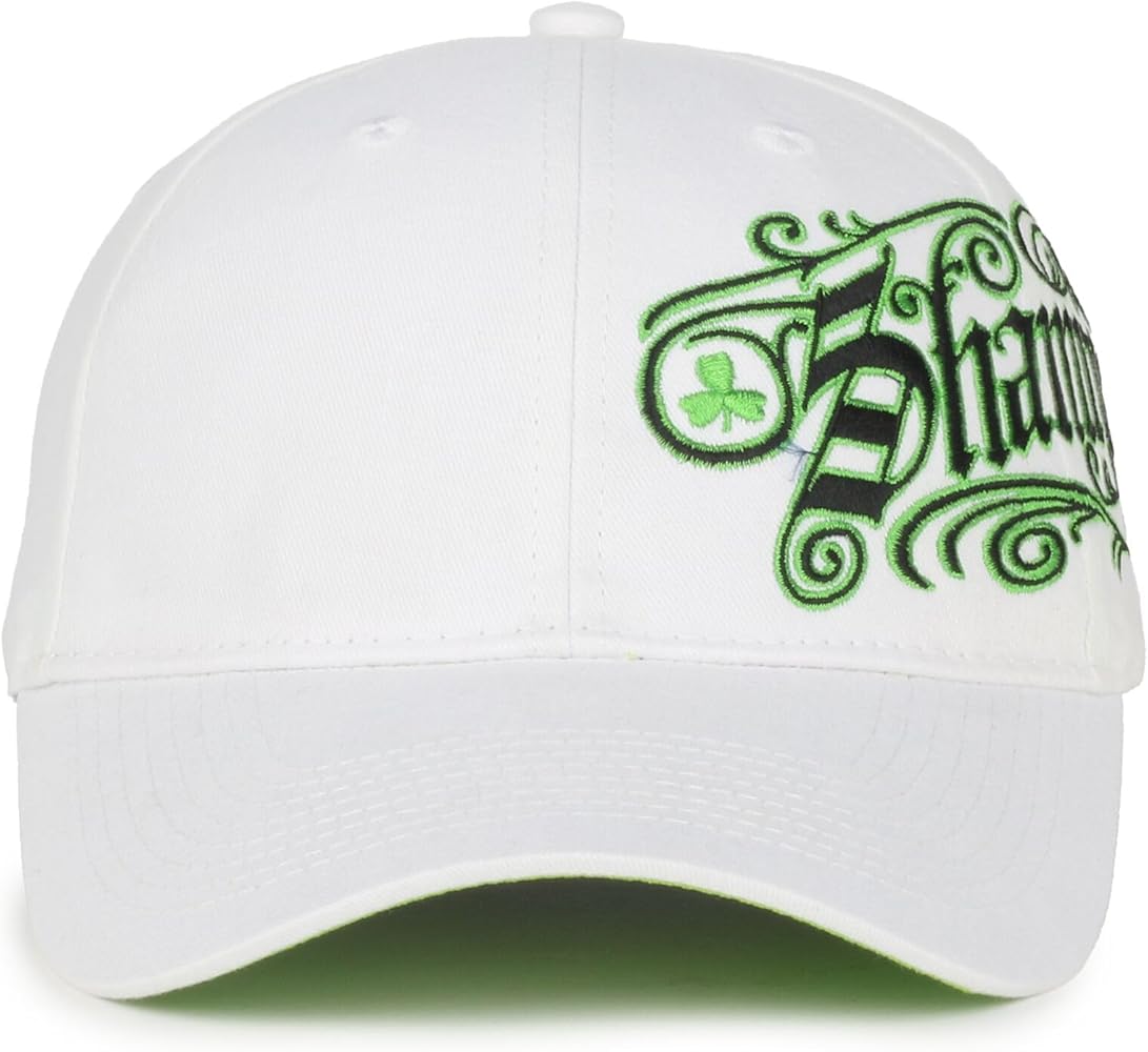 Outdoor Cap Standard White Shamrock Cap Adjustable fit