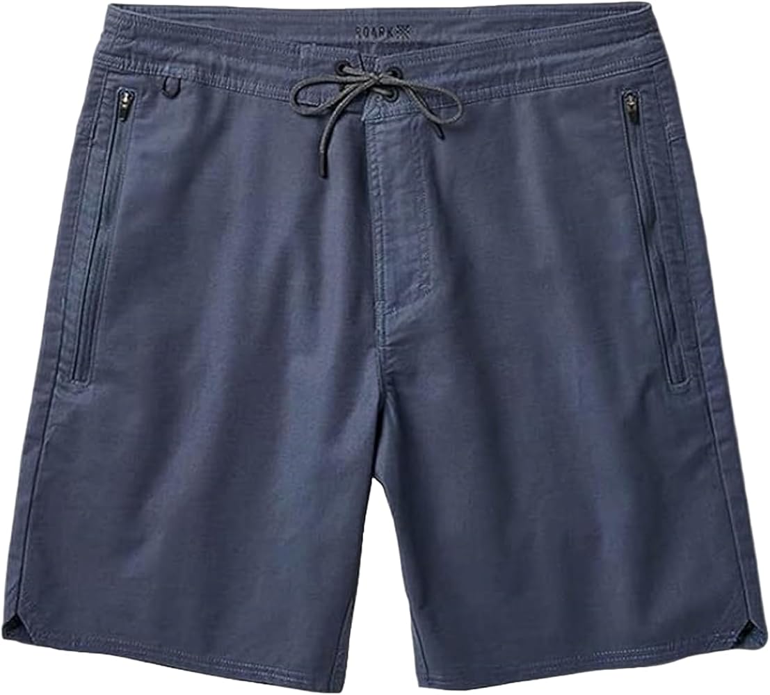 Roark Mens Layover Shorts 2.0, Oversized Front Pockets and Back Ventilation Perfect for Travel