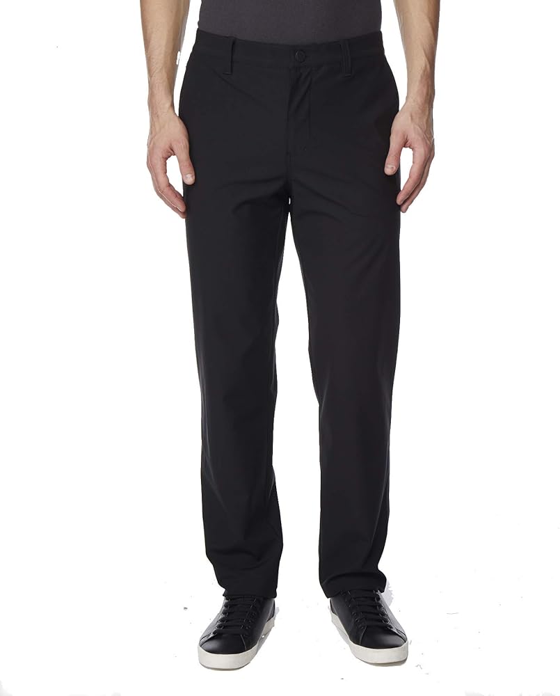 32 DEGREES Mens Ultra Flex Pants, Black, 36-34