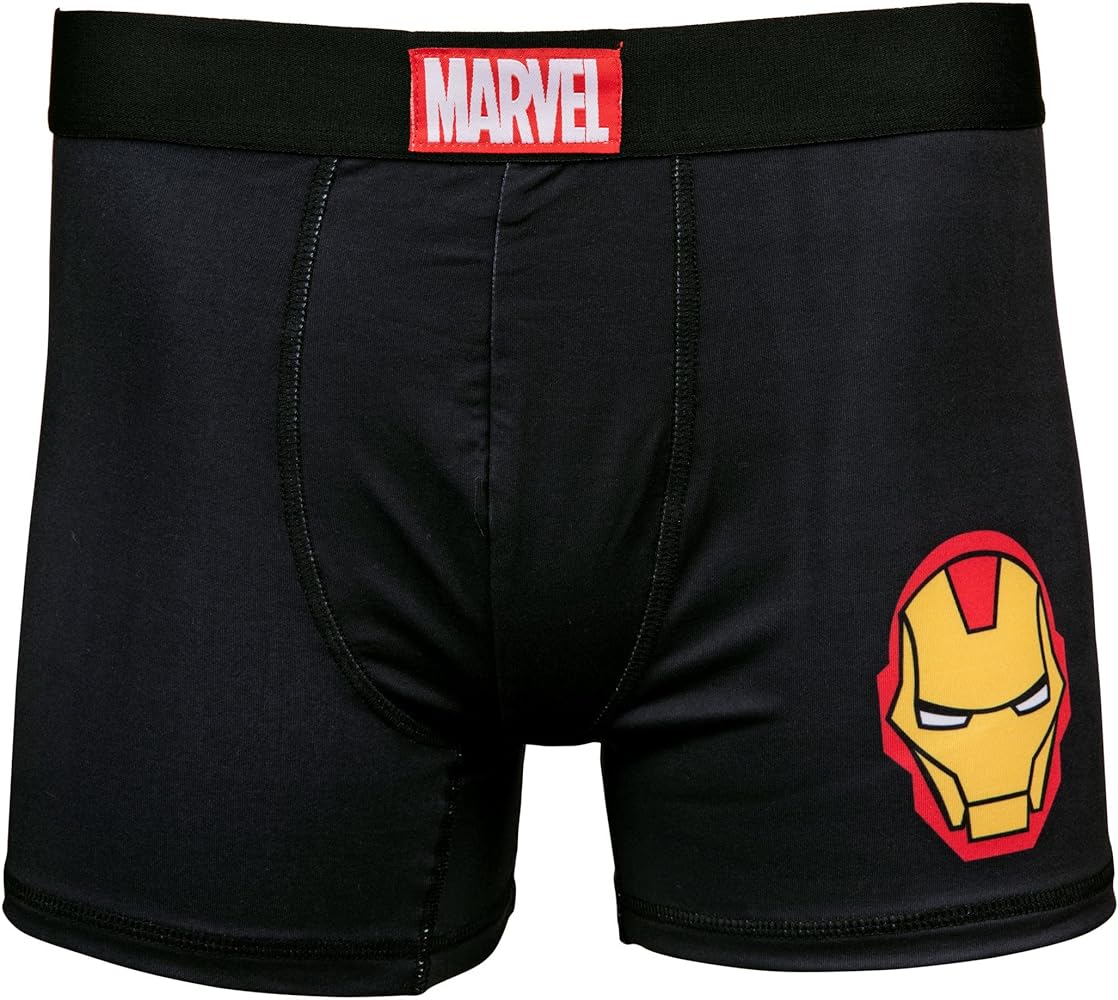 Men's Marvels Iron Man Classic Logo Boxer Briefs