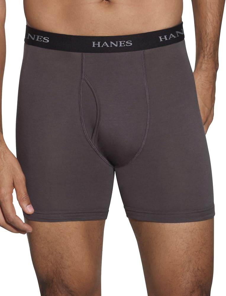 Hanes Mens 4-Pack Comfortblend Boxer Brief With Freshiq