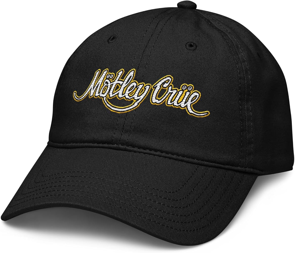 Mötley Crüe - Dr. Feelgood Gold Logo Adjustable Baseball Hat