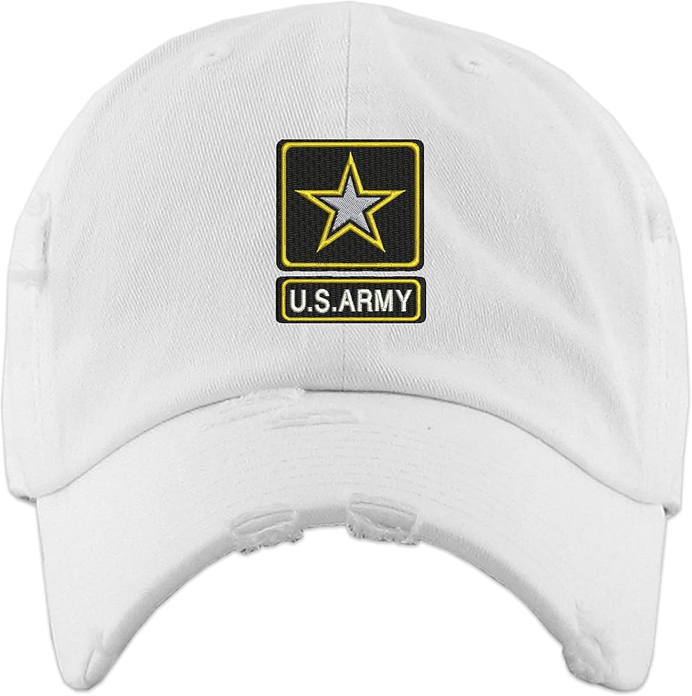 US Army Hat Embroidered Vintage Dad Hat Adjustable U.S Soldier Embroidery Service Cap