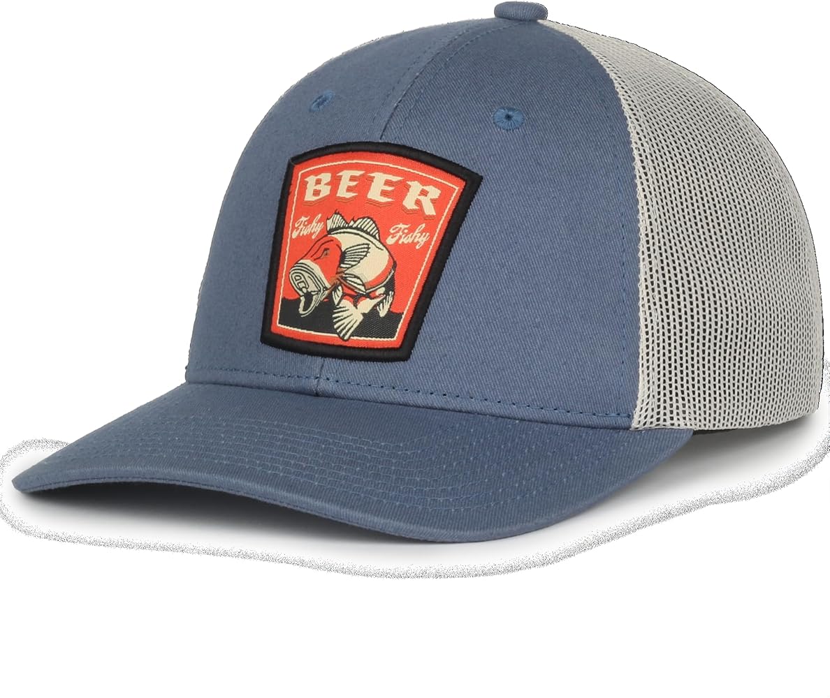 Outdoor Cap Standard BEER-030, Sea Blue/Putty