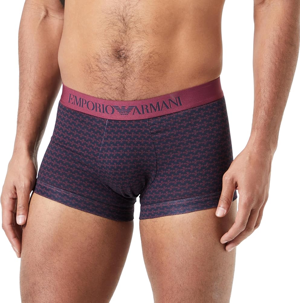 Emporio Armani Men's Classic Pattern Mix Trunk