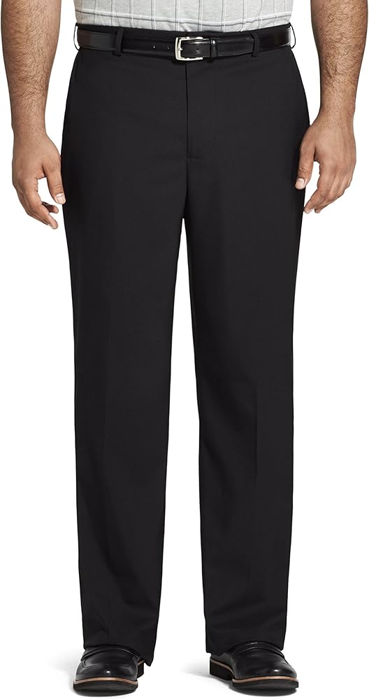 Van Heusen Mens Big And Tall Air Straight Fit Stretch Flat Front Dress Pant