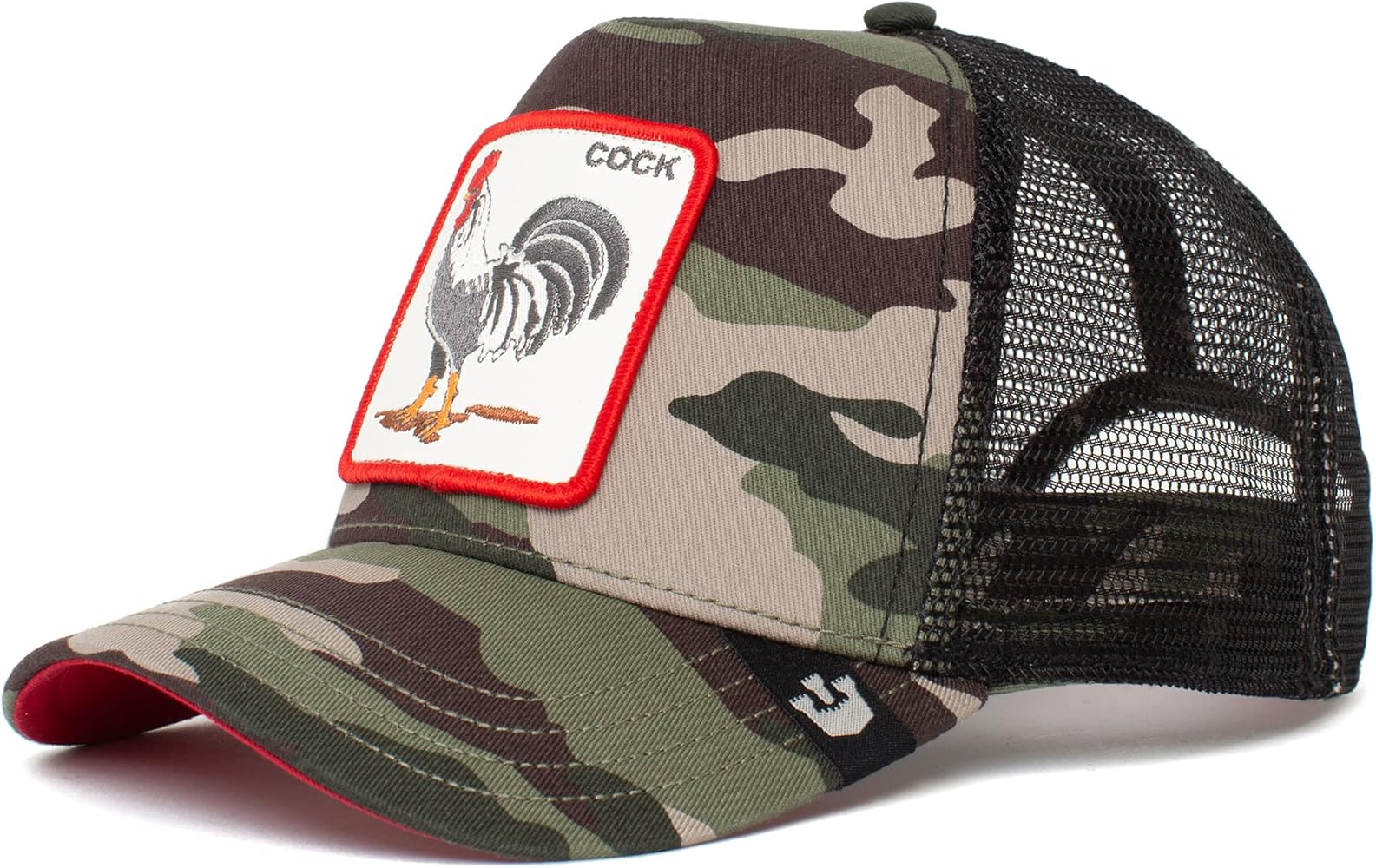 Goorin Bros. The Farm Unisex Baseball Trucker Hat, Camouflage (The Rooster), One Size