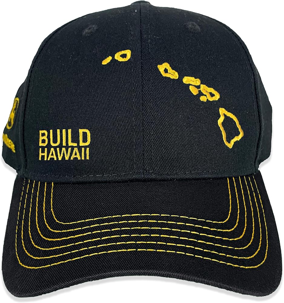 John Deere Build State Pride Full Twill Hat-Black and Grey