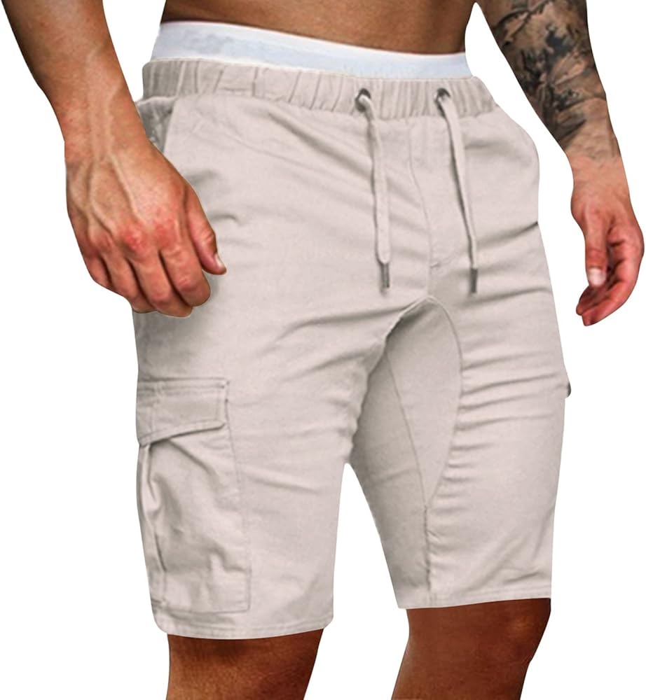 Cargo Shorts for Men Big Tall Shorts Lightweight Fishing Summer Shorts Military Short Pants with Pockets