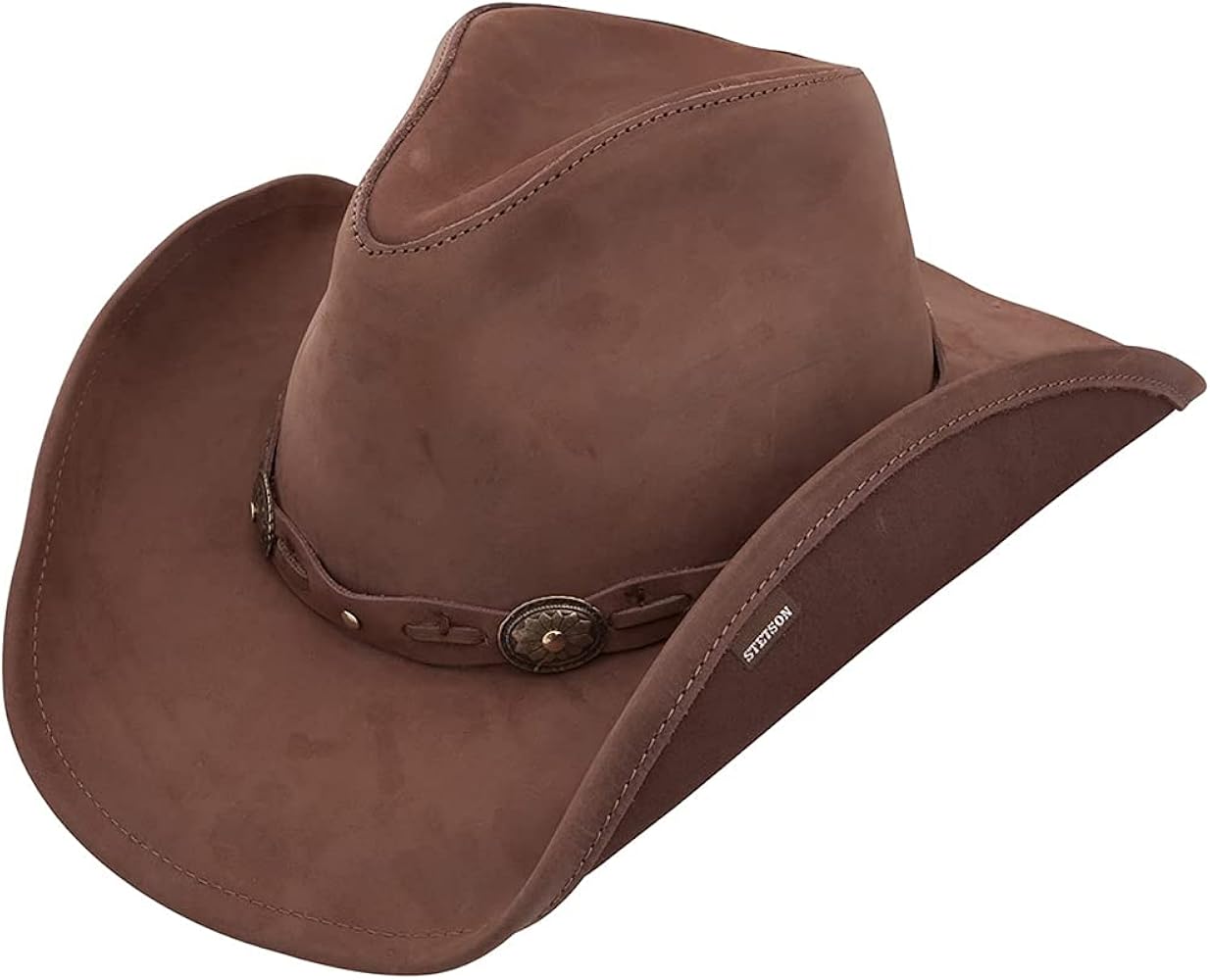 Stetson Roxbury Shapeable Leather Cowboy Western Hat