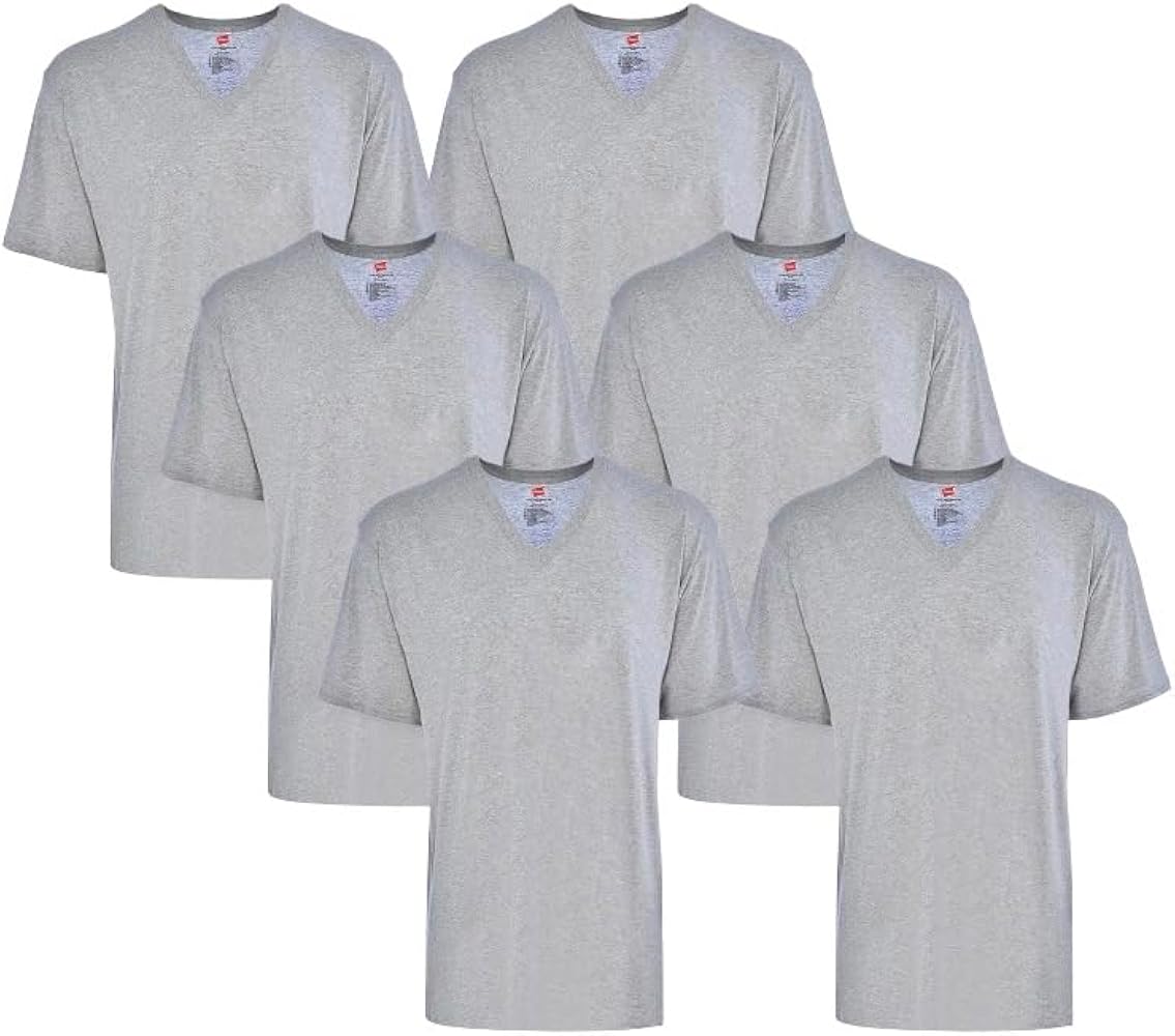 Hanes Best 6-Pack V-Neck T-Shirt