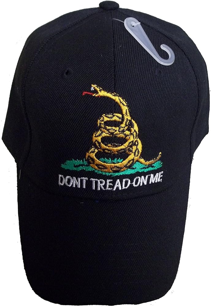 Ruffin Gadsden Flag Baseball Cap - Black - Dont Tread On Me