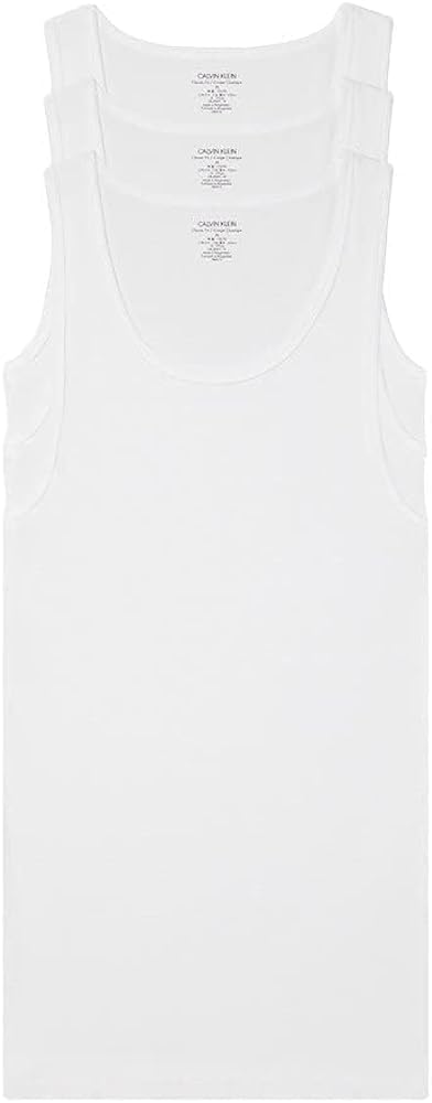 Calvin Klein Men's Cotton Classics 3-Pack Tanks