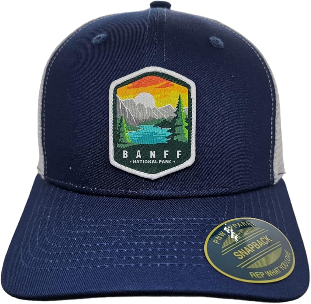 Banff Trucker Hat w/National Park Woven Patch