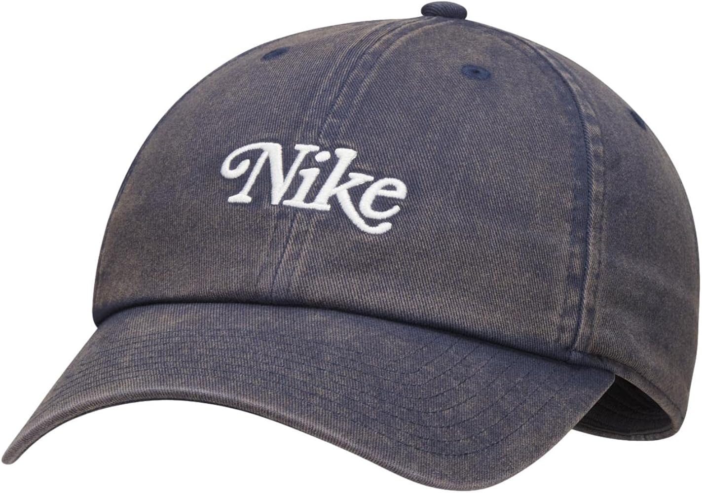 Nike Adult Heritage 86 Washed Strapback Adjustable Golf Hat Cap (Navy Blue)