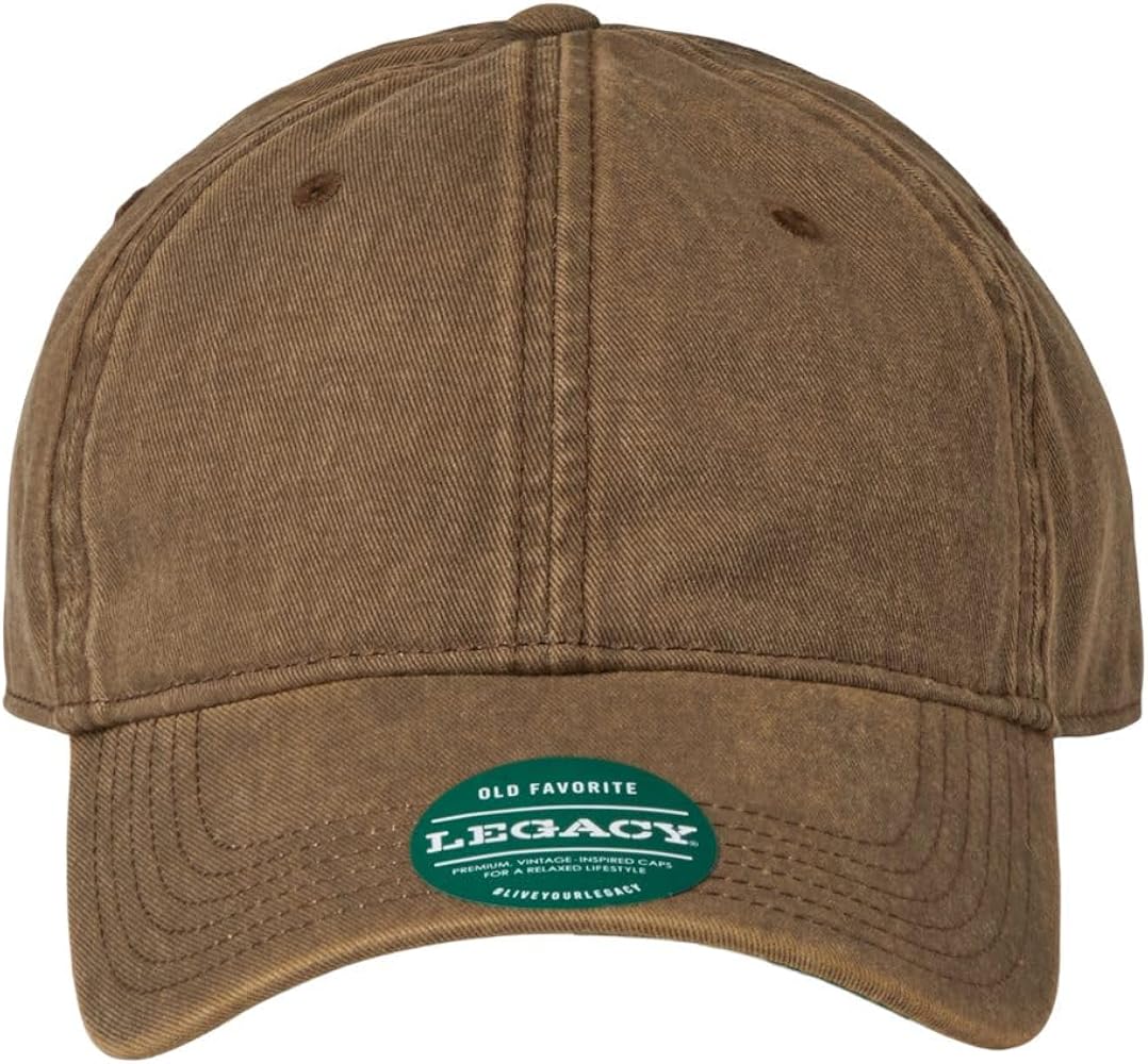 Legacy Old Favorite Solid Twill Cap, Adjustable, Brown